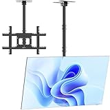 ONKRON Deckenhalterung für Fernseher & Monitor 32-80 Zoll - Fernsehhalterung schwenkbar max VESA...