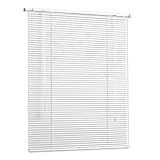 25mm Lamellen Alu-Jalousie ohne Bohren für Fenster & Tür, Sichtschutz Jalousie Sonnenschutz Rollo...