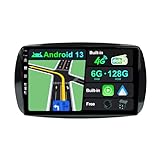 BXLIYER -[Eingebaut 4G DAB]- 6G+128G - Android 13 Autoradio für Benz Smart 453 Fortwo (2014-2020) -...