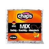 Chaps Kondome Mix Sortiment – Kondome 50 Stück in 5 verschiedenen fruchtigen Sorten für...