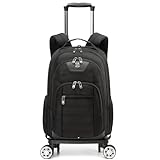 Rucksack mit Rollen für Herren- Business Laptop Trolley & Reiserucksack als Handgepäck,...