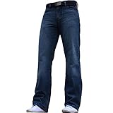 Weite, blaue BNWT-Herren-Jeans Gr. 32W x 34L, dunkelblau