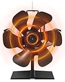 Signstek Ofenventilator Kaminventilator ohne Strom für Warmluftzirkulation, Ofen Ventilator...