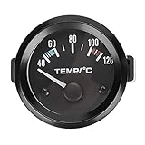 Auto Wassertemperaturanzeige Elektrischer Wassertemperaturanzeiger, 2' 40 ℃ - 120 ℃ GM Truck...