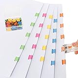 Hefter Hefter Clip Reusable Creative Stapler Mini Push Hefter Set mit 50 Stück Wiederverwendbare...