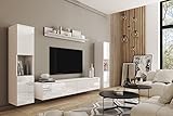 MINIO go for it - Wohnwand 4-Teilig Set Parma 1 I Hängend oder Stehend I 2X Highboard I Lowboard I...