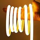 XUNATA 230V COB Neon LED Streifen Hohe Dichte 288 LEDs/m, Alle 50cm Schneidbar, IP65 Wasserdicht...