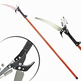 FUXTEC Teleskop Astschere mit Obermesser 35cm Teleskopastschere Teleskop Astschneider Astschere...