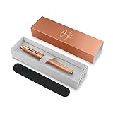 Parker IM Writing Rituals Füllfederhalter, orangefarbenes Finish mit Farbverlauf und goldfarbenen...