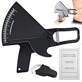 NCTNCX Caliper Körperfettzange, Körperfettmessgerät und Körpermaßband, Körperfett Messen,...