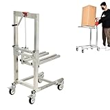 85,1 cm Schwerlast-Material-Hebewagen mit 10,2 cm Rädern – zusammenklappbarer manueller...