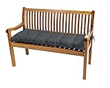 TexDeko® Garden Gartenbank-Auflage 100 x 40 x 8cm wasserabweisend UV - beständig mit Oeko-TEX...