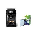 Philips EP2220/10 SensorTouch Benutzeroberfläche Kaffeevollautomat, schwarz/schwarz-gebürstet +...
