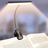 Glocusent Leselampe Buch Klemme 26 LEDs, Buchlampe mit 5 Farbtemperatur & Stufenlose Helligkeit,...