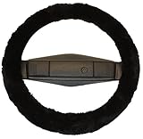 Reissner Lammfelle | LERA-15-SCH | Lenkradbezug Lenkradschoner Lenkradhülle für Auto und Wohnmobil...