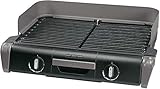 Tefal Elektrogrill Family TG8000 | Tischgrill/BBQ | zwei getrennte Grillroste mit stufenlosen...