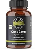 Camu Camu Bio Kapseln 150 Stück - 700mg - mit natürlichem Vitamin C - 5 Monatsvorrat - Immunabwehr...