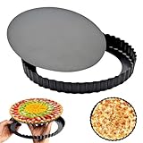 Anicy Quicheform 28 cm - Tarteform mit Hebeboden, Antihaftbeschichtete Quiche Tortenboden Backform,...