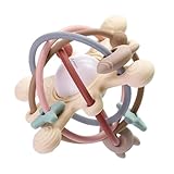 Colifree® - Beißring Baby, Baby Spielzeug ab 3 Monate, Flexibles Design mit Rassel,...