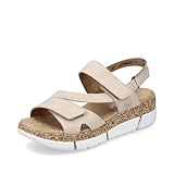 Rieker Damen Plateausandalen V2366, Frauen Sandalen,Strandschuhe,Plateausandaletten,Dicke...