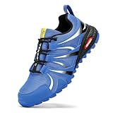 VENROXX Traillaufschuhe Herren Wanderschuhe Leicht Trekkingschuhe Atmungsaktiv & rutschfeste...