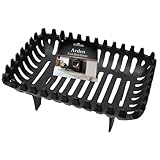 JVL Arden Kamin-Grillrost aus Gusseisen, 40,6 cm, Schwarz, 37 x 27 x 16 cm