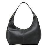 TIAASTAP Einfarbig Hobo Bag PU Leder Handtasche Damen klein Schultertasche Damen-Clutches Vintage...