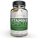 Vitamin B Komplex - Vegane Kapseln mit B-Vitaminen (B6, B12, etc.), Biotin, Folsäure, uvm. Optimale...