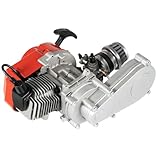 Motors Dirtbike Motor 49cc, Motor 2-Takt 3,5ps Pocket Bike, Mini Atv Quad Mit Getriebe Vergaser,...