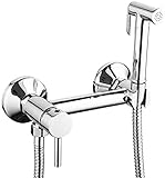 Solid Messing Küchenhahn -Tap -Set - Heißer und kaltes Wasserduschmixer mit Bidet -Duschkopf,...