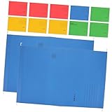 SEWACC 12 Stück Teiliges Hängeregister mit Metallhaken Bunte Dicke Papier Hängeordner für Büro...