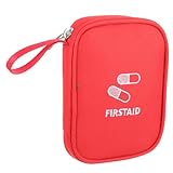 Yardenfun Kleine Leichte Reiseapotheke aus Robustem Oxford Tragbare Medizin Aufbewahrungstasche mit...