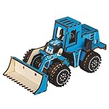 TRACYE Gabelstapler Holz 3D Puzzles,Vintage Holzbausatz, Selbstmontage Brainteaser Desktop...