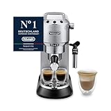 De'Longhi Dedica Style - Perfetto Kompakte Siebträgermaschine Espressomaschine mit Tasten,...