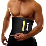 CAMBIVO Bauchweggürtel Herren Damen, Waist Trainer Verstellbar, Fitnessgürtel, Beschleunigender...