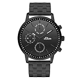 s.Oliver Damen Analog Quarz Uhr mit Edelstahl Armband SO-4324-MM