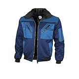 Qualitex - Pilotenjacke 4 in 1, Marine/Royal, XL