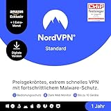 NordVPN Standard, Amazon Exklusiv, 10 Geräte, 1-Jahr + 1 Extra-Monat, Digitaler Code