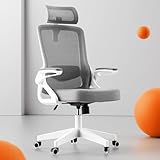 Tweakio Bürostuhl Ergonomisch, S-förmiger Schreibtischstuhl mit Verstellbaren Armlehnen,...