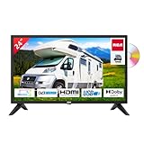 RCA RD24H2CU Fernseher 24 Zoll (TV 60 cm) mit eingebautem DVD Player für Wohnmobile und Wohnwagen...