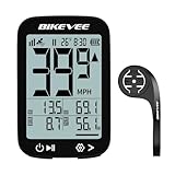 Bikevee GPS Fahrradcomputer Kabellos Wasserdicht 2.4 Zoll FSTN Display IPX7 28h Akkulaufzeit...