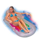 Intex 58802 - Luftmatratze, 160 x 85 cm, Weiß/Hellblau, Modelle/Farben Sortiert, 1 Stück.