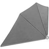 Tidyard Balkonfächer Klappbar Wandklappschirm Seitenmarkise Faltbar Balkonsichtschutz...