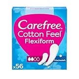 Carefree Slipeinlagen Cotton Feel Flexiform mit Frischeduft, ideal für Slip und Tanga, 100%...