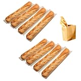 LDHHYH 2Stück Baguette Backform, Baguette Backblech mit 4 Mulden, Baguetteform aus Karbonstahl,...