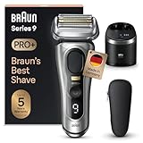 Braun Series 9 Pro+ Rasierer Herren Elektrisch, Elektrorasierer mit 5 Pro Rasierelementen,...