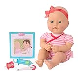 Baby Sweetheart Baby Puppe mit Kleidung, Schnuller und Zubehör zum Arztbesuch – Weiche Puppe und...