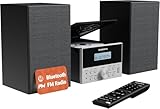 OAKCASTLE HIFI150 Stereoanlage | 5.2 Bluetooth Musikanlage mit DSP-Lautsprechern | 20W HiFi Anlage |...