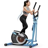Crosstrainer, Crosstrainer für Zuhause mit 16 Widerstandsstufen, 6KG Schwungrad, LCD-Monitor,...