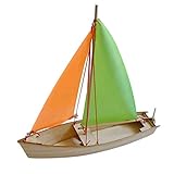 Fenteer DIY Boot Segelboot Segelschiff Modellbau Holzmodellbausatz Spielzeug Geschenk